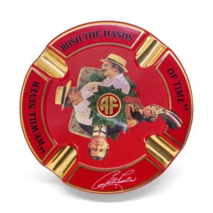 Cendrier Arturo Fuente "We Will Never Rush The Hands Of Time" Rouge
