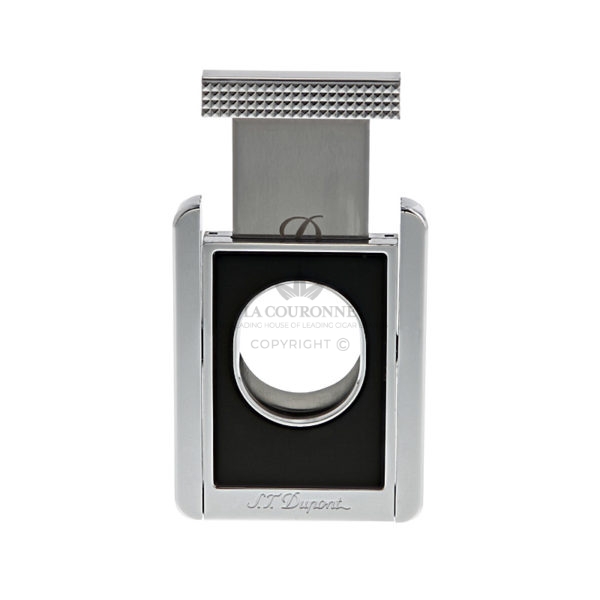 S.T. Dupont Stand double-blade cigar cutter chrome and black