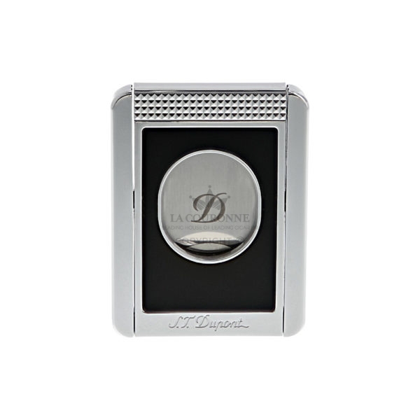 S.T. Dupont Stand double-blade cigar cutter chrome and black