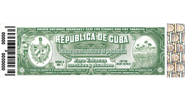 Cuban guarantee seal - The_Crown