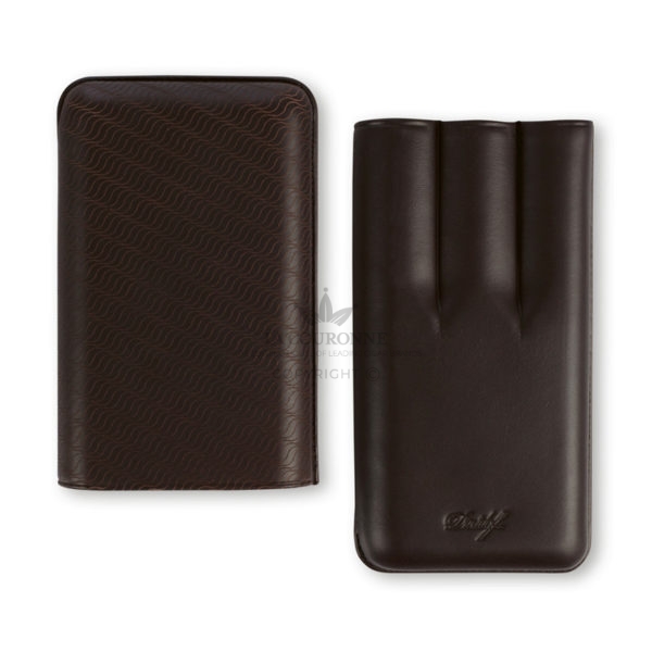 Davidoff Brown Leather Cigar Case XL-3 Enjoy