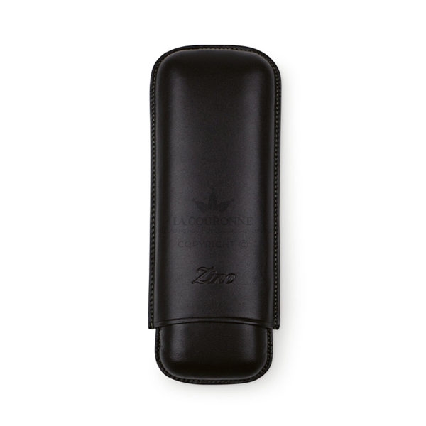 Zino Black leather cigar case XL-2