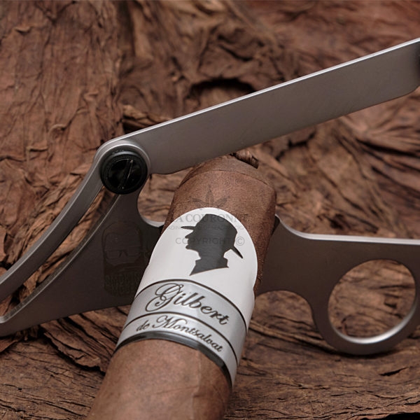 Smoking Moses Cigar Cut by Fox Knives