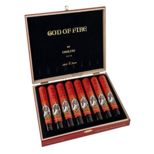 God Of Fire By Carlito Double Robusto Tubo 2016 - Limited Edition 2019