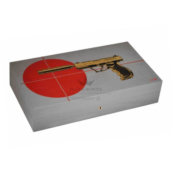 Gun Target grey and red - 110 Zigarren