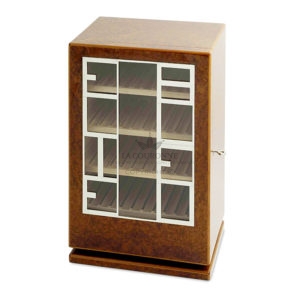 Cabinet 150 cigares Loupe d'Amboine