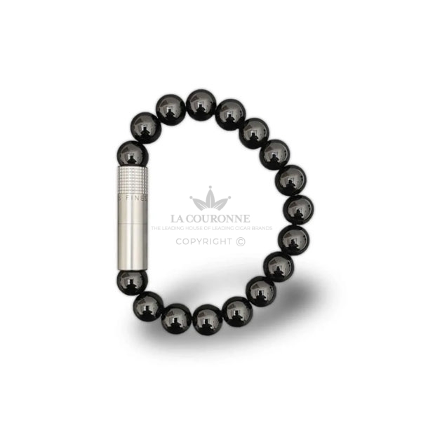 punch bracelet solo steel onyx (10mm) taille m