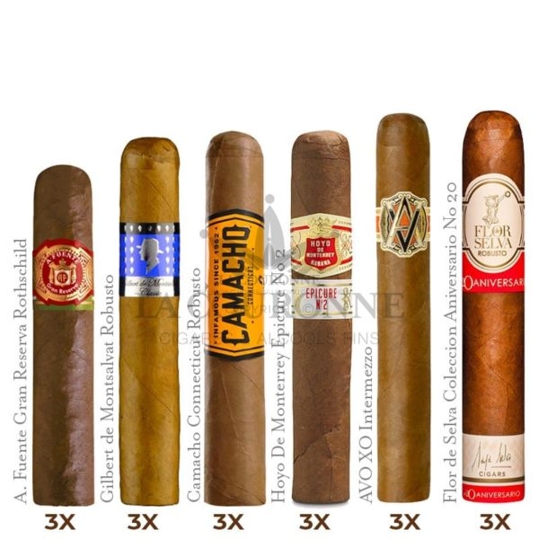 offre découverte beginner&#039;s selection&quot; cigars (6 x 3)